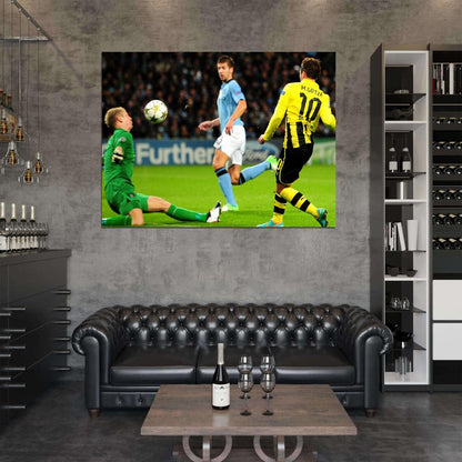 Mario Gotze Shot Goal Football Wall Art Print Poster