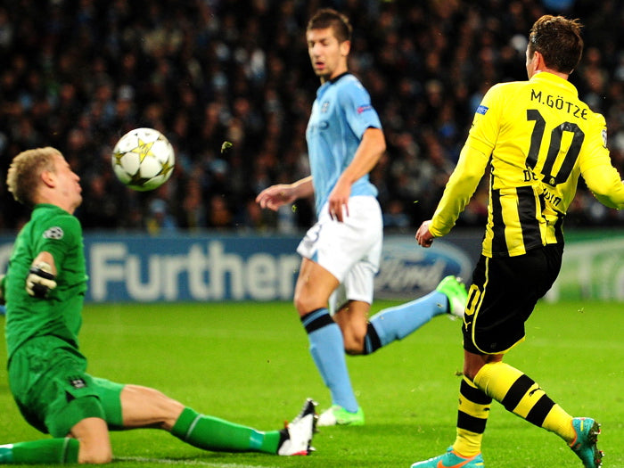 Mario Gotze Shot Goal Football Wall Art Print Poster