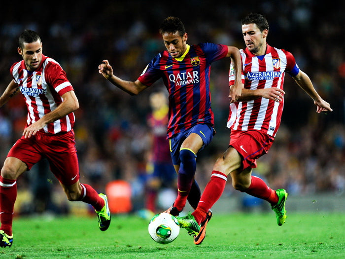 Neymar Jr Dribbling FC Awesome Football Wall Art Print Poster