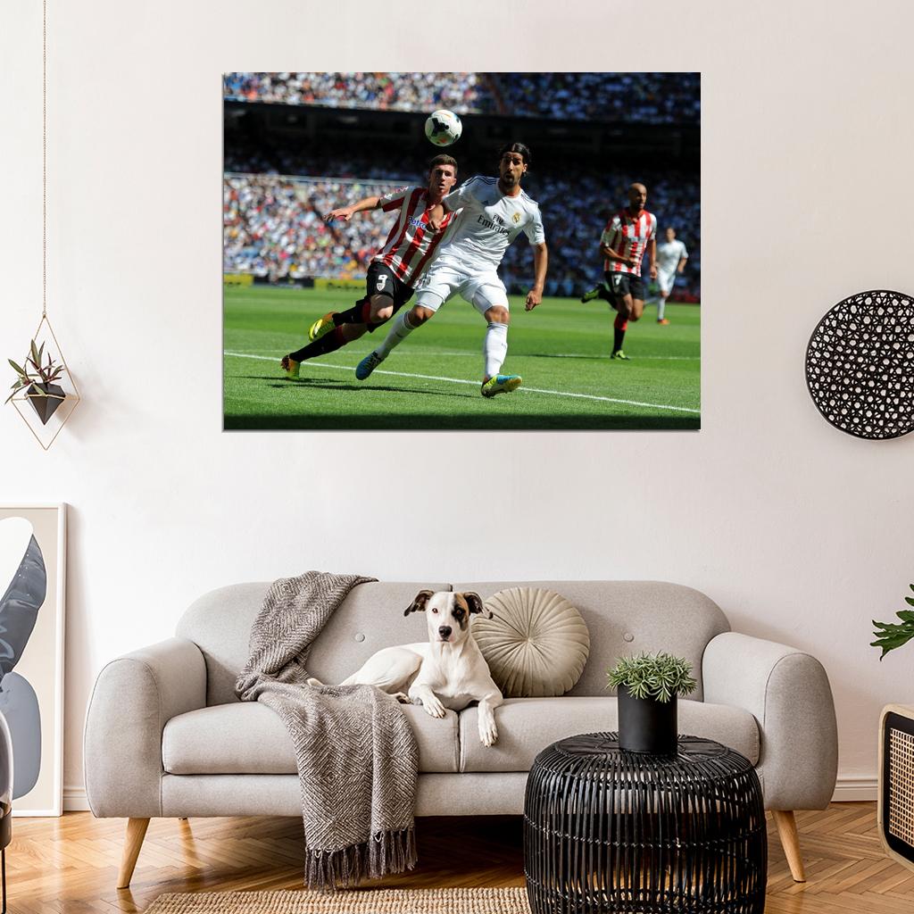 Sami Khedira Madrid Football Wall Art Print Poster