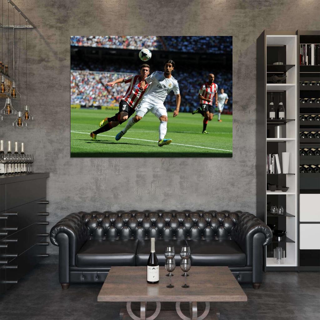 Sami Khedira Madrid Football Wall Art Print Poster