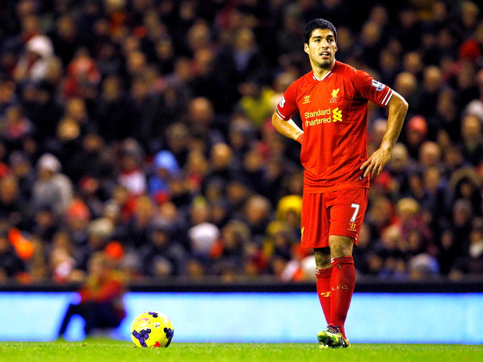 Luis Suarez Free Kick Preparation Epic Soccer Football Wall Art Print Poster