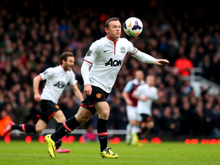Wayne Rooney FC United Soccer Football Wall Art Print Poster