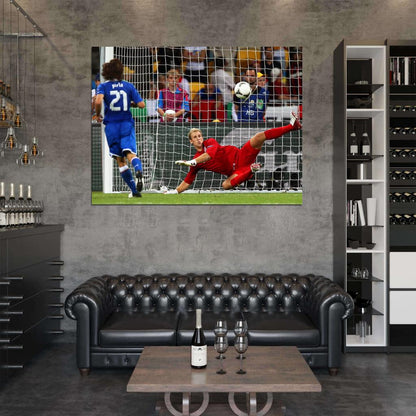 Andrea Pirlo Penalty Kick Goal Joe Hart Italy England Wall Art Print Poster
