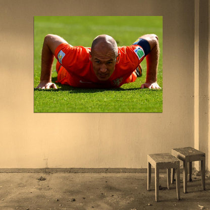 Arjen Robben The Netherlands FIFA World Cup Brazil Wall Art Print Poster