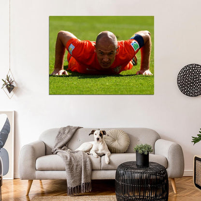 Arjen Robben The Netherlands FIFA World Cup Brazil Wall Art Print Poster