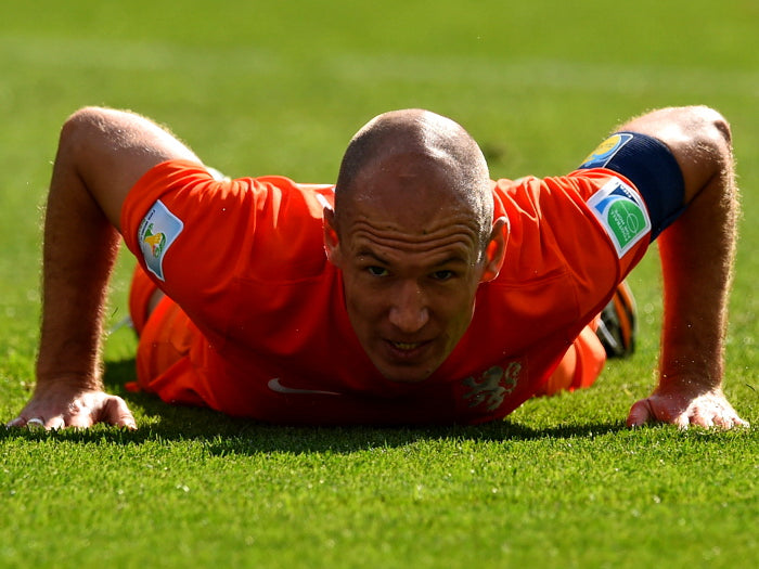 Arjen Robben The Netherlands FIFA World Cup Brazil Wall Art Print Poster