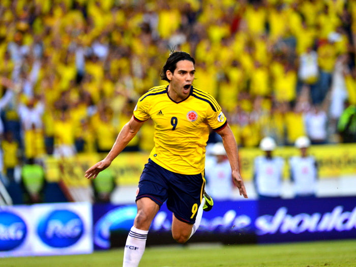 Radamel Falcao El Tigre Goal Celebration Colombia Wall Art Print Poster
