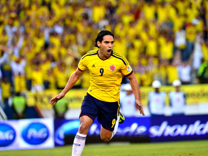 Radamel Falcao El Tigre Goal Celebration Colombia Wall Art Print Poster