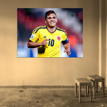 Alexander Mejia Colombia Portrait FIFA World Cup Wall Art Print Poster