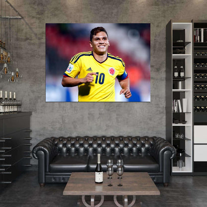Alexander Mejia Colombia Portrait FIFA World Cup Wall Art Print Poster