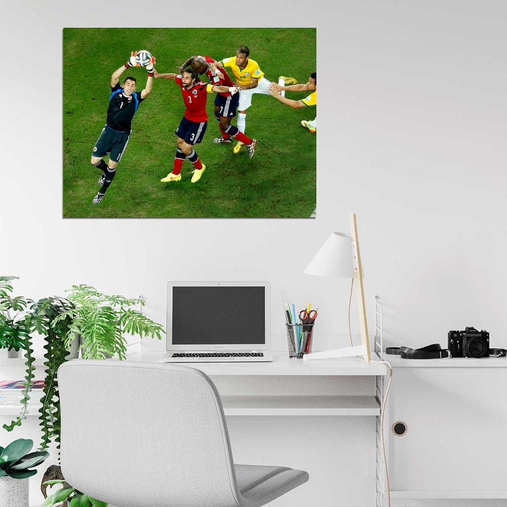 David Ospina Goalkeeper Colombia Brazil FIFA World Cup Wall Art Print Poster