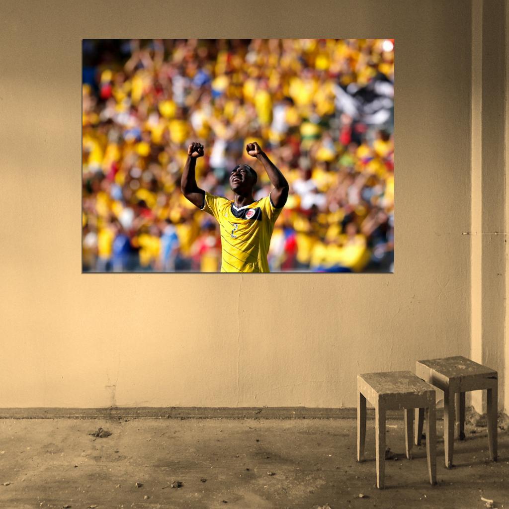 Christian Zapata Colombia Greece FIFA World Cup Brazil Wall Art Print Poster