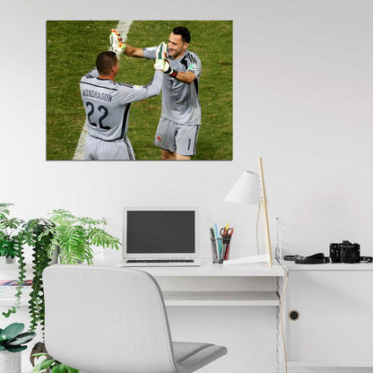 David Ospina Faryd Mondragon Colombia World Cup Brazil Wall Art Print Poster