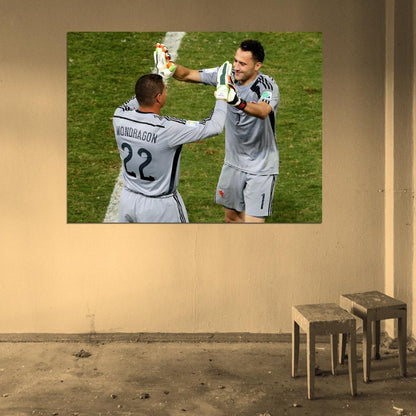 David Ospina Faryd Mondragon Colombia World Cup Brazil Wall Art Print Poster