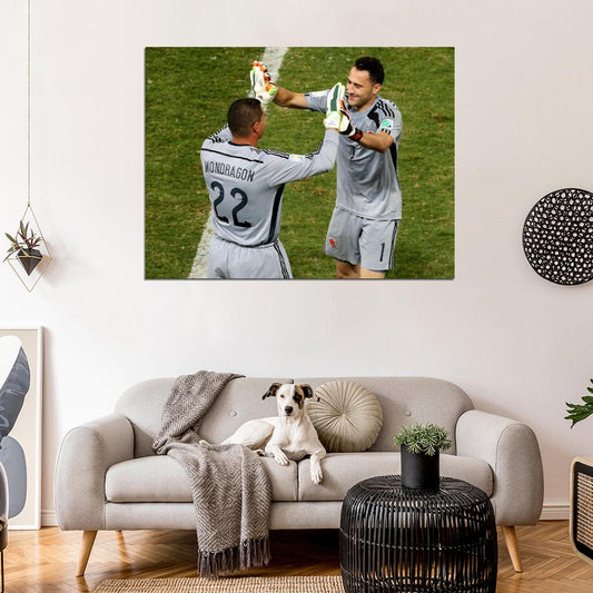 David Ospina Faryd Mondragon Colombia World Cup Brazil Wall Art Print Poster