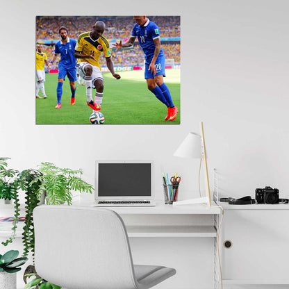 Colombia Greece Awesome 2014 FIFA World Cup Brazil Wall Art Print Poster