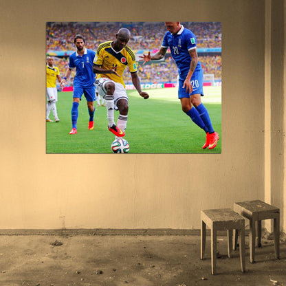 Colombia Greece Awesome 2014 FIFA World Cup Brazil Wall Art Print Poster