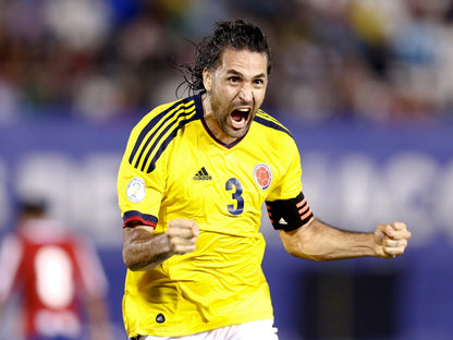 Mario Yepes Celebration Colombia Amazing World Cup Wall Art Print Poster