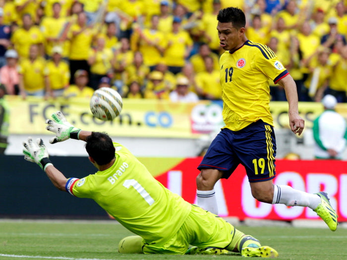Teofilo Gutierrez Goal Colombia Chile Soccer Football Wall Art Print Poster