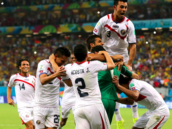 Team Players Costa Rica Greece FIFA World Cup Brazil Wall Art Print Poster