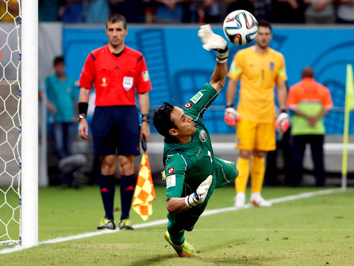 Keylor Navas Save Ball Costa Rica World Cup Brazil Wall Art Print Poster