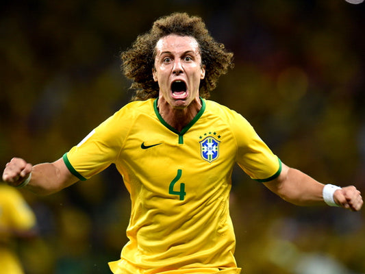 David Luiz Crazy Goal 2014 FIFA World Cup Brazil Wall Art Print Poster