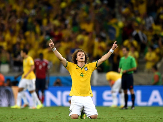 David Luiz Awesome World Cup Brazil Soccer Football Wall Art Print Poster