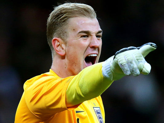Joe Hart Goalkeeper Portrait England Soccer Football Wall Art Print Poster