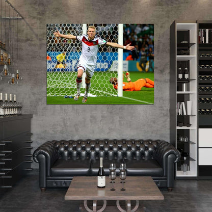 Andre Schurrle Goal Celebration Germany World Cup Wall Art Print Poster