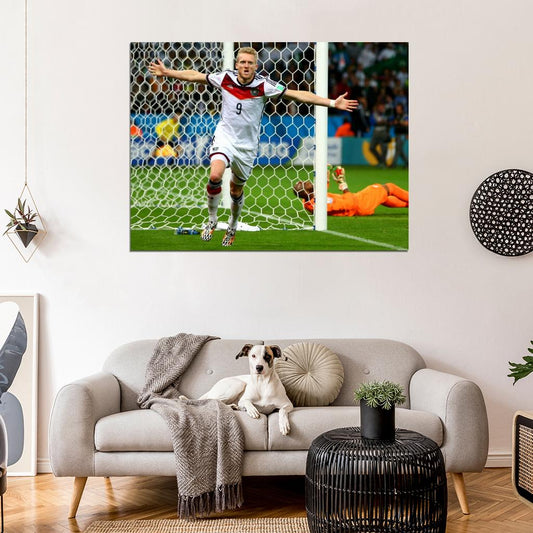 Andre Schurrle Goal Celebration Germany World Cup Wall Art Print Poster