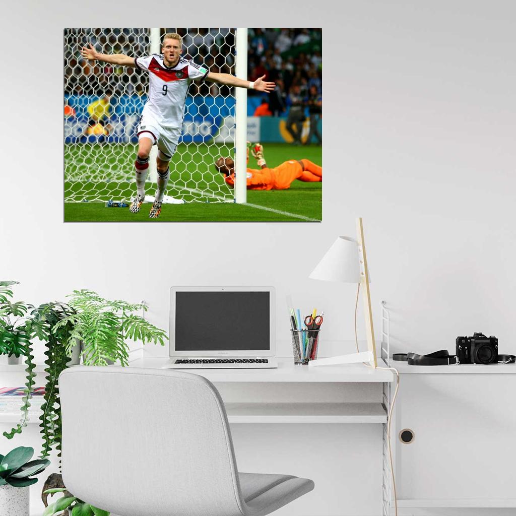 Andre Schurrle Goal Celebration Germany World Cup Wall Art Print Poster
