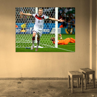 Andre Schurrle Goal Celebration Germany World Cup Wall Art Print Poster