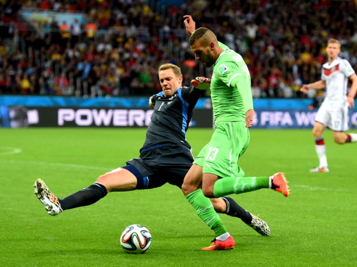 Manuel Neuer Sliding Tackle Germany World Cup Brazil Wall Art Print Poster