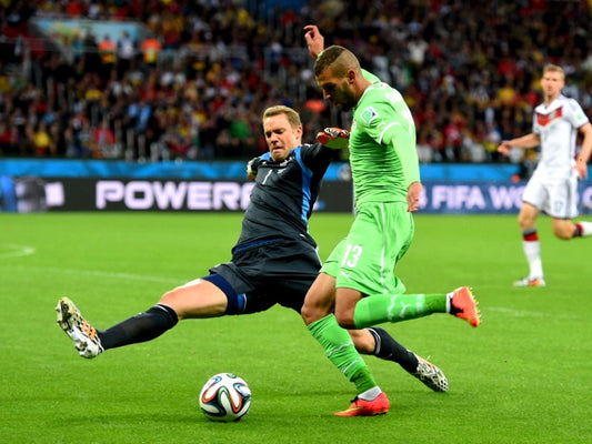 Manuel Neuer Sliding Tackle Germany World Cup Brazil Wall Art Print Poster