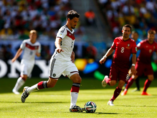 Mats Hummels Dribbling Germany FIFA World Cup Brazil Wall Art Print Poster