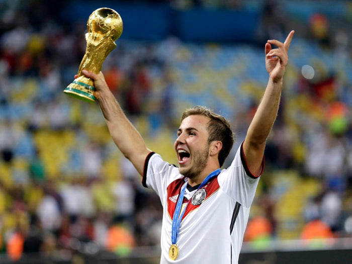 Mario Gotze Final Victory Gold Medal Germany World Cup Wall Art Print Poster