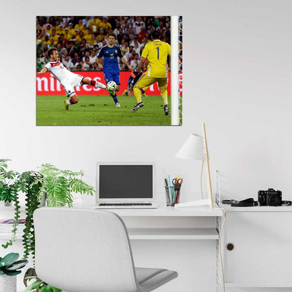 Mario Gotze Shot Volley Goal Final Amazing Germany Wall Art Print Poster