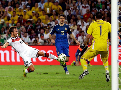 Mario Gotze Shot Volley Goal Final Amazing Germany Wall Art Print Poster