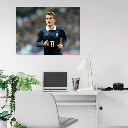 Antoine Griezmann France World Cup Brazil Football Wall Art Print Poster