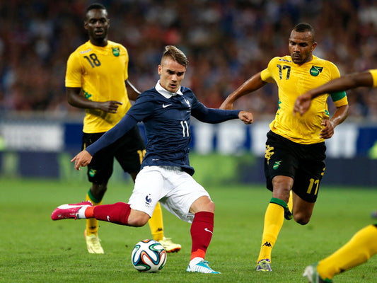 Antoine Griezmann Shot France World Cup Football Wall Art Print Poster