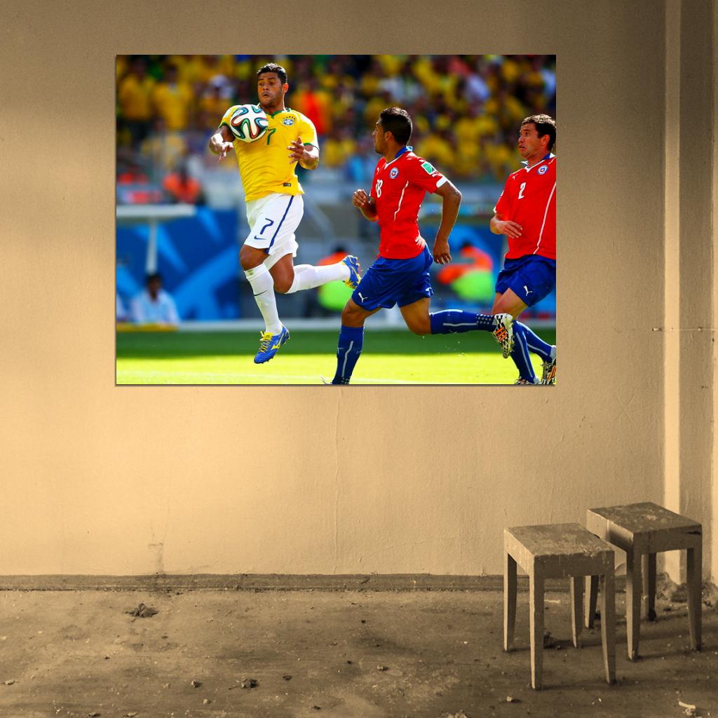 Hulk Amazing 2014 World Cup Brazil Soccer Football Wall Art Print Poster