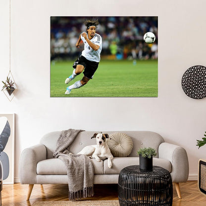 Sami Khedira Dribbling Germany FIFA World Cup Football Wall Art Print Poster