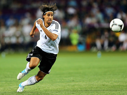 Sami Khedira Dribbling Germany FIFA World Cup Football Wall Art Print Poster