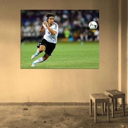 Sami Khedira Dribbling Germany FIFA World Cup Football Wall Art Print Poster