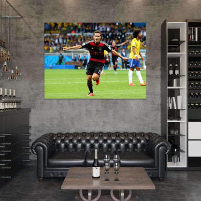 Miroslav Klose Record Goal Germany Brazil Football Wall Art Print Poster
