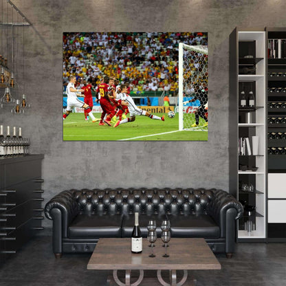 Miroslav Klose Shot Goal Germany 2014 FIFA World Cup Wall Art Print Poster