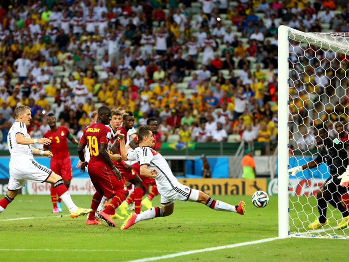 Miroslav Klose Shot Goal Germany 2014 FIFA World Cup Wall Art Print Poster