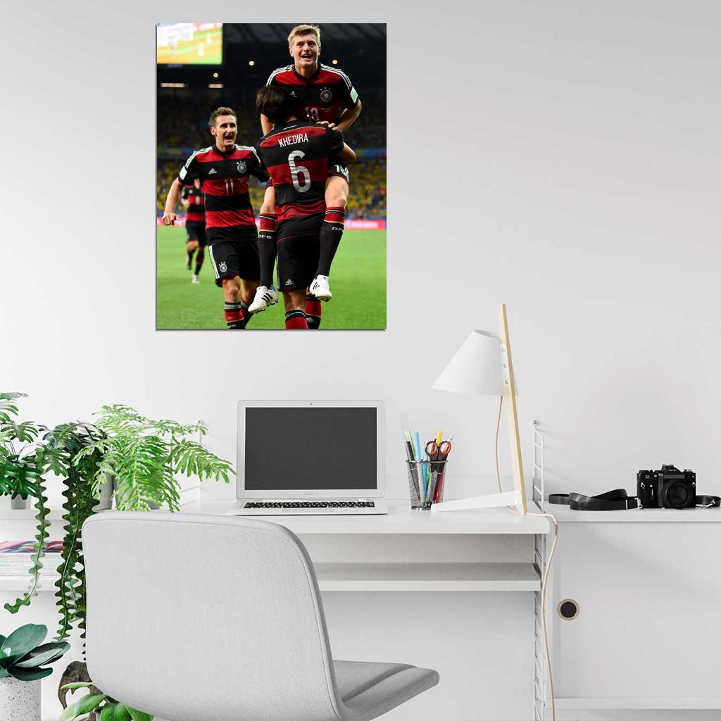 Tony Kroos Sami Khedira Miroslav Klose Germany Wall Art Print Poster
