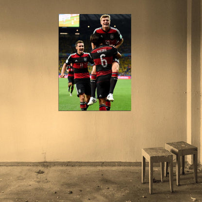 Tony Kroos Sami Khedira Miroslav Klose Germany Wall Art Print Poster